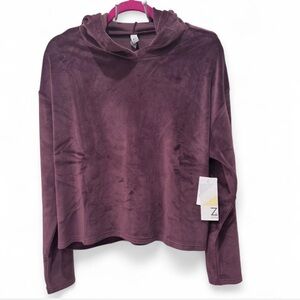 NWT Zella Women's Plum Hooded Sweatshirt